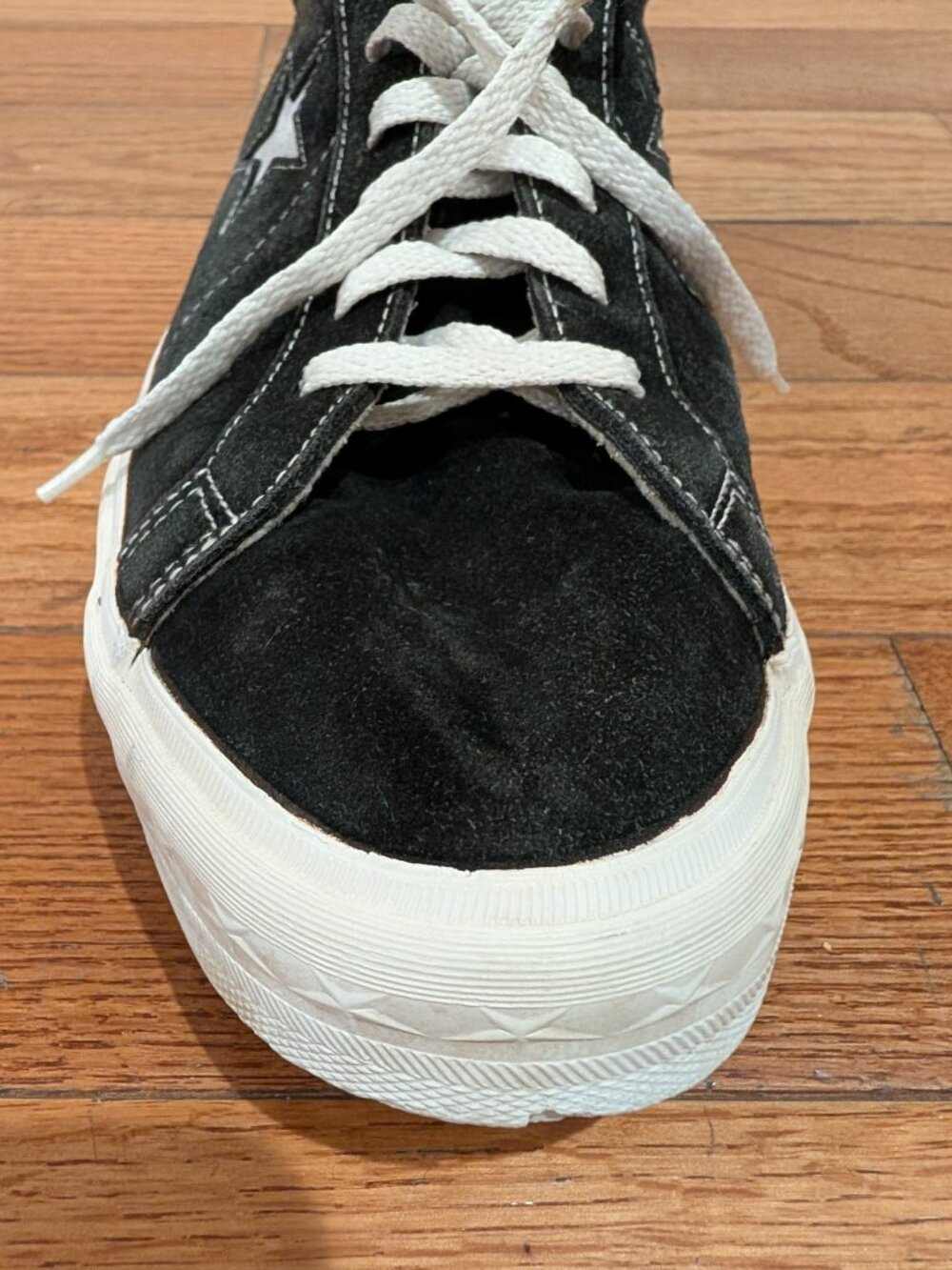 Vintage 1990s Black Converse One Star Ox, Size 12 - Picture 2 of 16